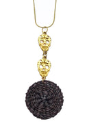 Vertical Skulls Necklace