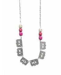 Collar Papel Picado Plata Completo