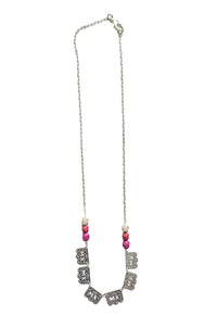 Collar Papel Picado Plata Completo