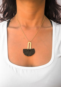 Daniela wicker necklace