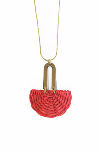 Daniela wicker necklace