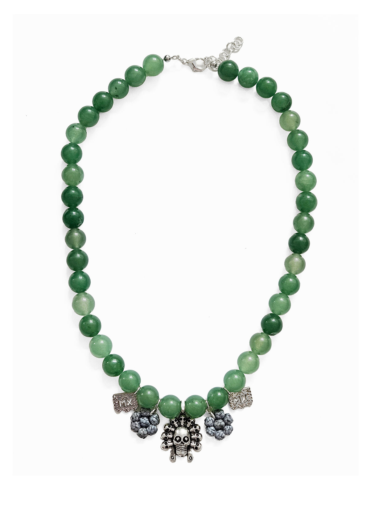 Collar Calavera Turquesa