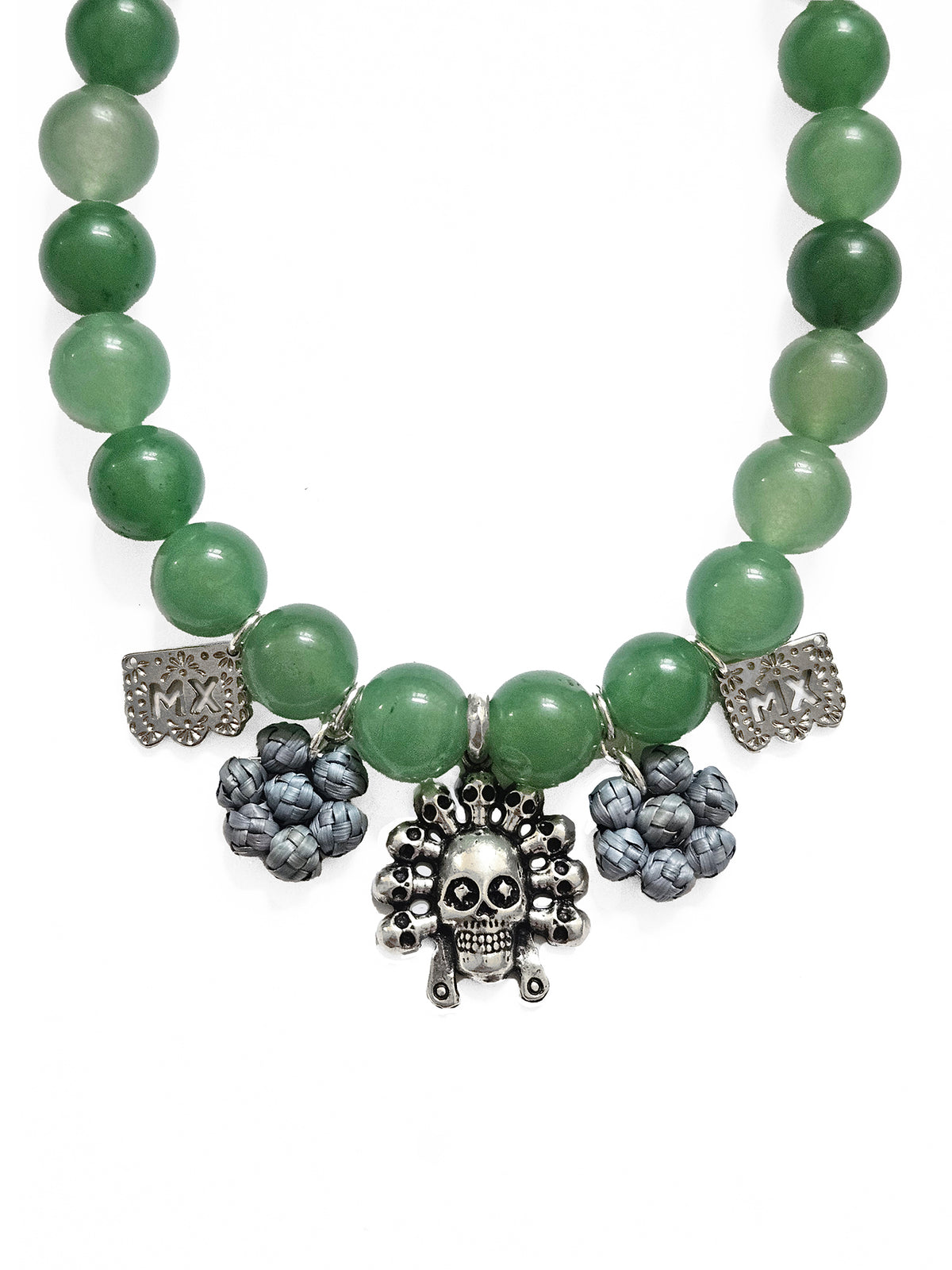 Collar Calavera Turquesa