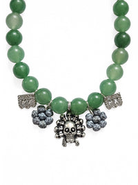 Collar Calavera Turquesa