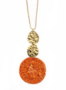 Angela palm necklace