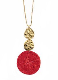 Angela palm necklace