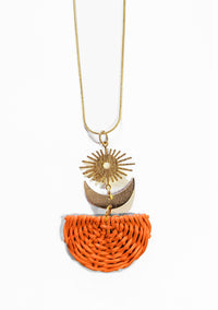 Daniela wicker necklace