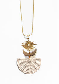 Daniela wicker necklace