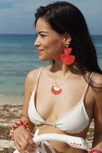 Daniela wicker necklace