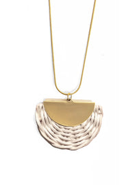 Daniela wicker necklace