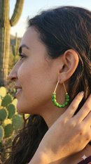 Lupita Small Palm Hoop Earrings