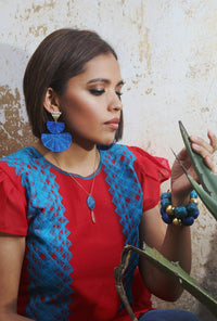 Karla wicker earrings