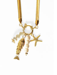 Collar Pez Dorado mediano