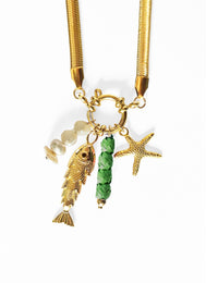 Collar Pez Dorado mediano