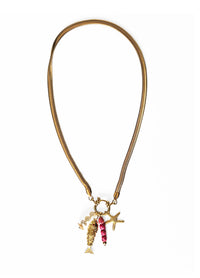 Collar Pez Dorado mediano
