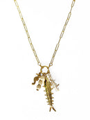 Collar Pez Dorado Grande