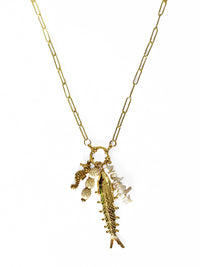 Collar Pez Dorado Grande