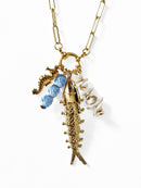 Collar Pez Dorado Grande