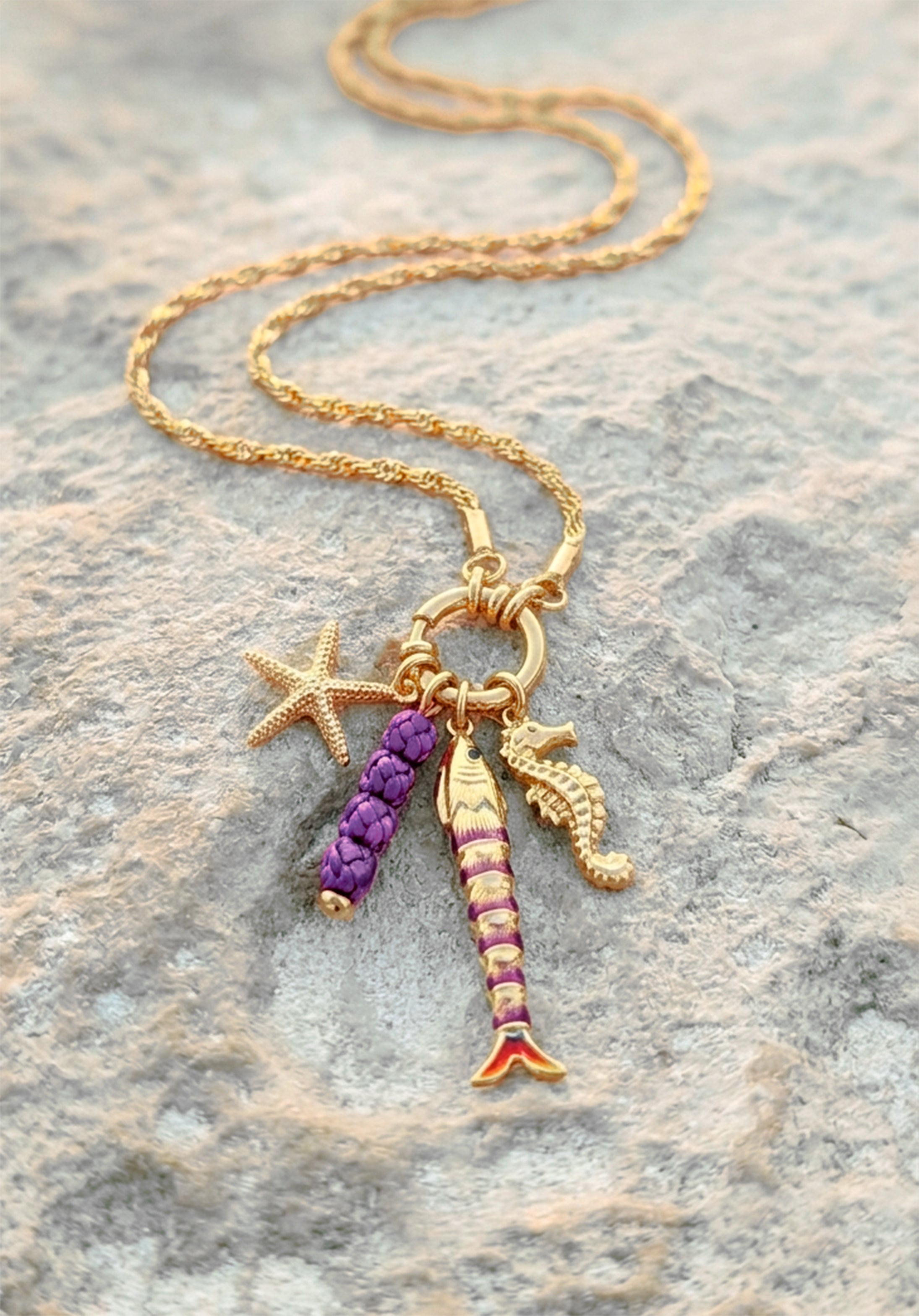 Collar Pez Morado