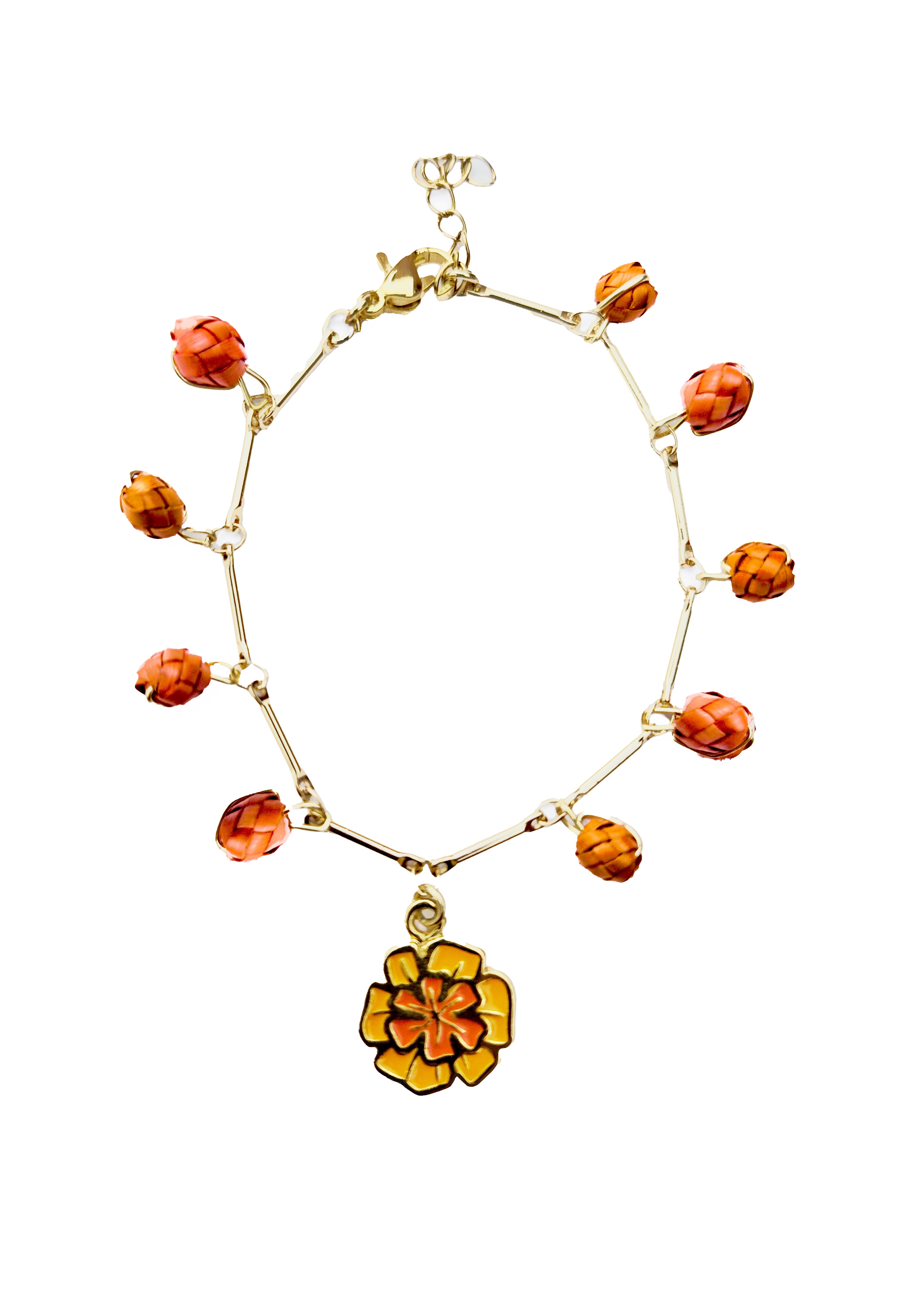 Pulsera Cempasuchil