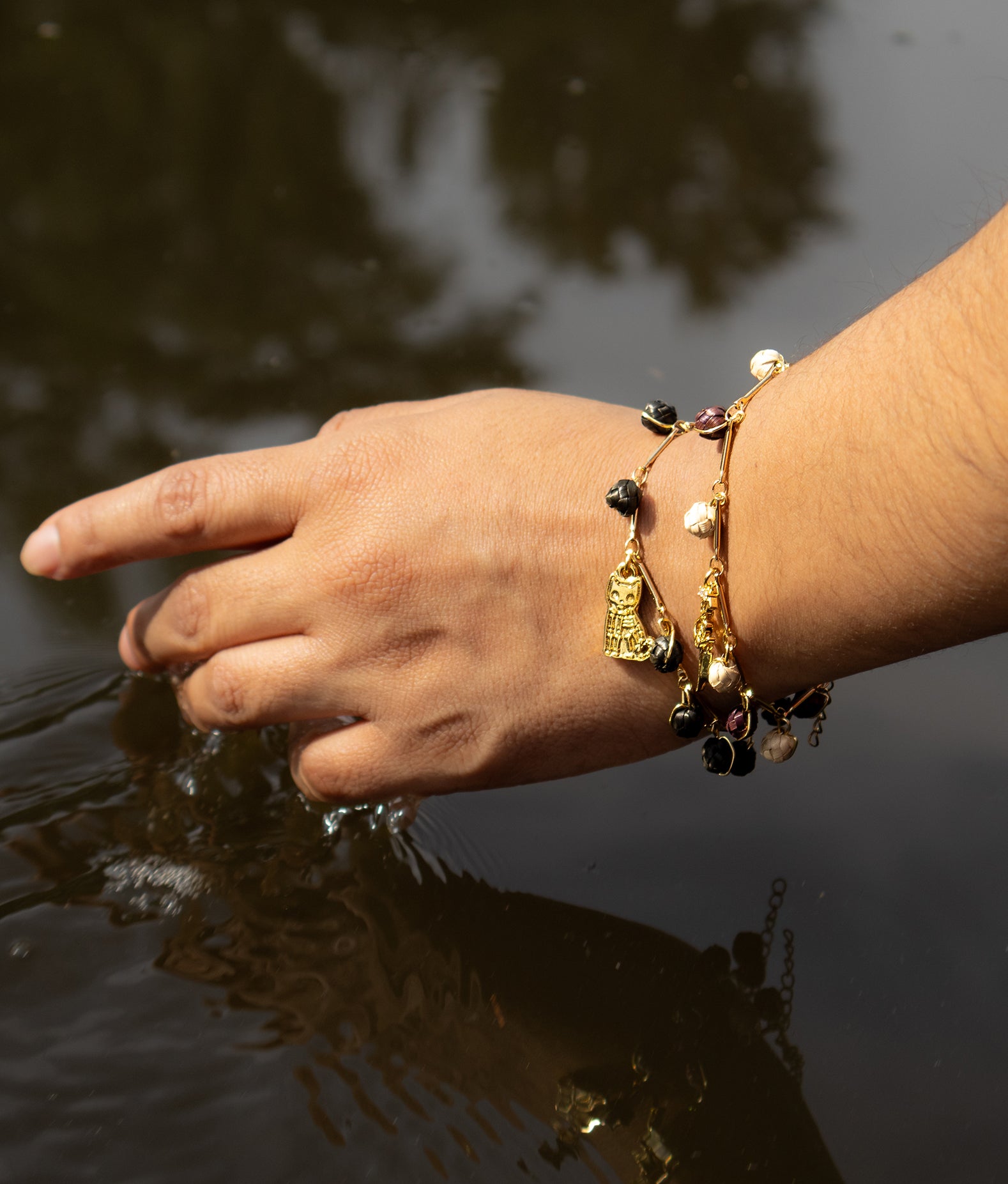 Pulsera Gato esqueleto