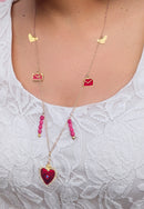 Collar Corazón Frida
