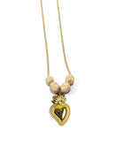 Sacred Heart Palm Necklace