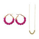 Arracadas Lupita Chicas + Collar Estela